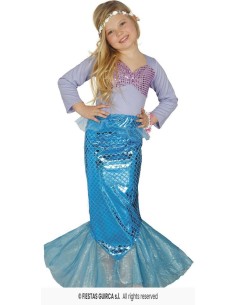 Disfraz Sirena 5-6 años