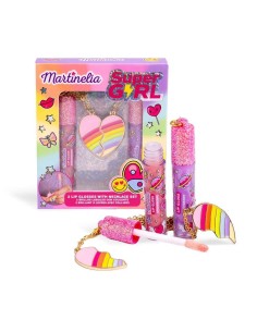 Super Girl Shine Brillos y colgante amis