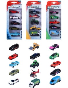 Set de 5 coches Street Cars Majorette