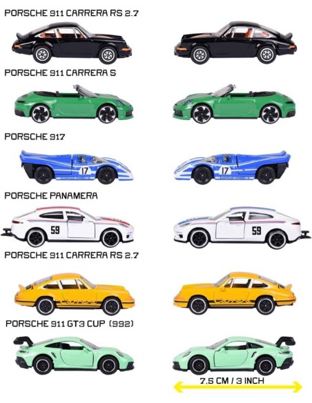Majorette Porsche Premium Cars colección