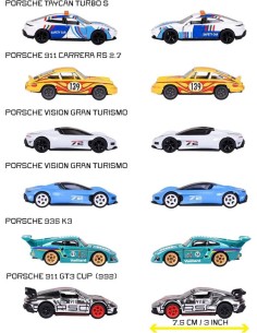 Coche Majorette Porsche Deluxe Cars 1:64 2
