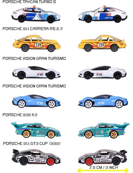 Coche Majorette Porsche Deluxe Cars 1:64