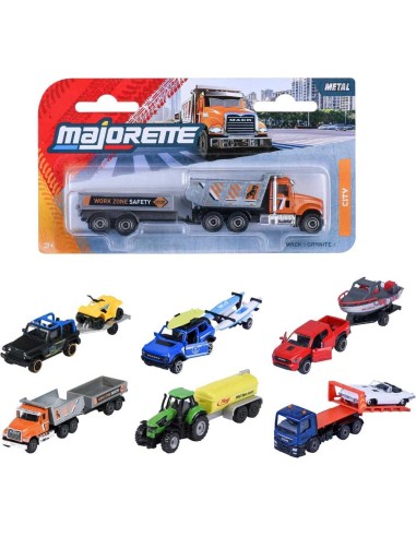 Camion Remolque Majorette City Trailer