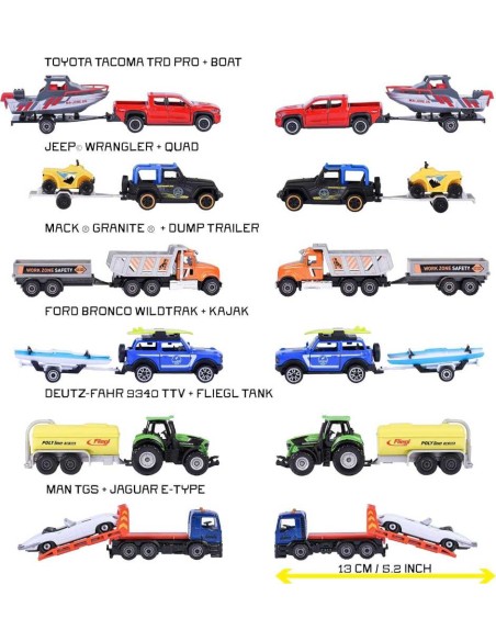 Camion Remolque Majorette City Trailer