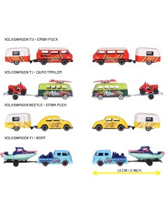 Coche Volkswagen Majorette con Remolque 2