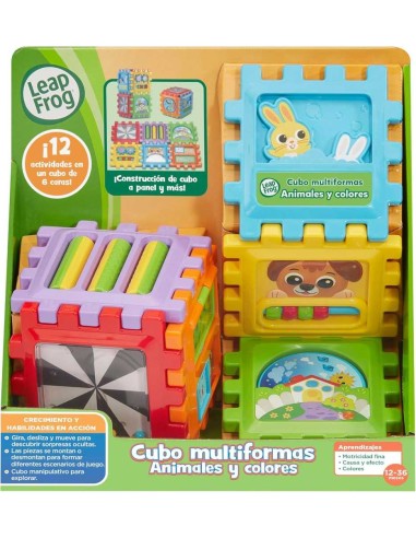 Cubo multiformas Animales y colores