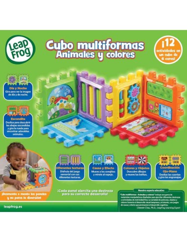 Cubo multiformas Animales y colores