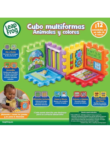 Cubo multiformas Animales y colores