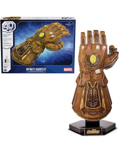 4D Build - GUANTE THANOS - Puzzle Marvel