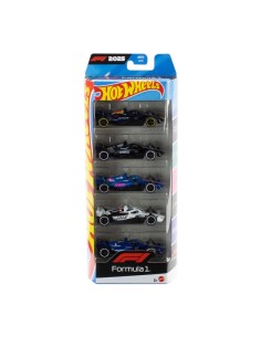 Hot Wheels Pack de 5 Coches de Formula 1