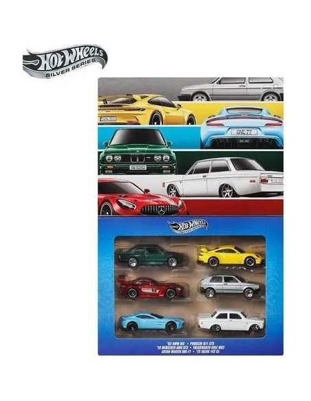 Hot Wheels Silver Series Multipack 6