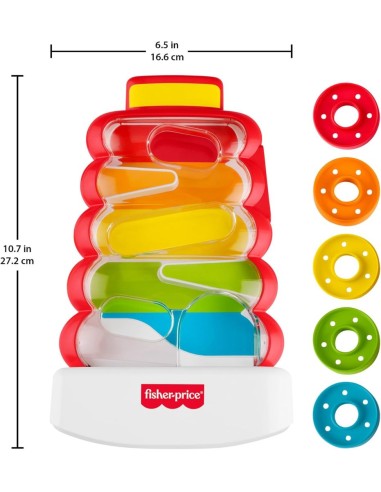 Pila de Aritos que Caen - Fisher-Price