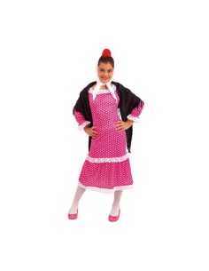 Disfraz chulapa madrileña 8-10 años rosa