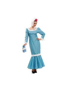 Disfraz Chulapa Madrileña Azul XL
