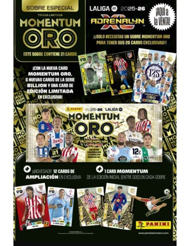 Sobre Momentum Oro Adrenalyn 2025-26