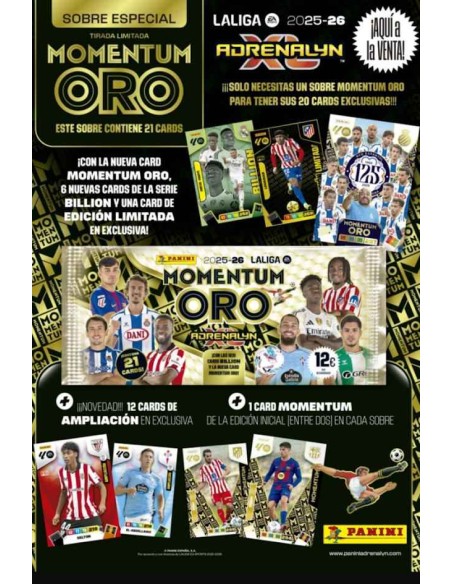 Sobre Momentum Oro Adrenalyn 2025-26