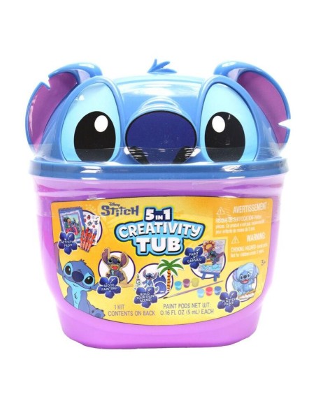 Set papeleria cubo Stitch Disney