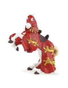 Figura caballo rojo del rey Ricardo 