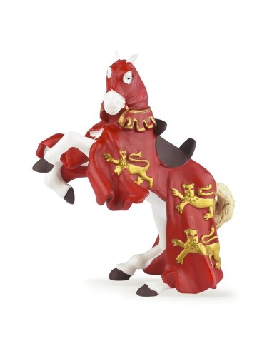 Figura caballo rojo del rey Ricardo 
