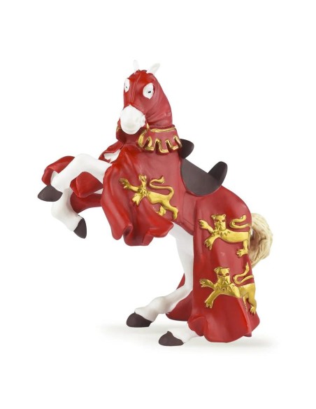 Figura caballo rojo del rey Ricardo 