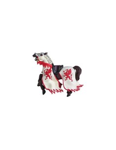 FIGURA CABALLO REY DRAGON ROJO ( PAPO ) 