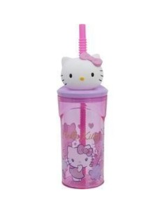  Vaso Figurita 3D 360 Ml Hello Kitty