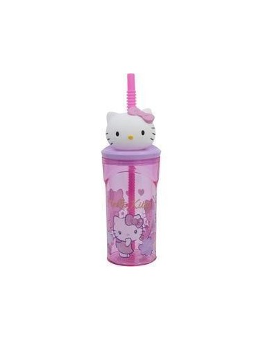  Vaso Figurita 3D 360 Ml Hello Kitty