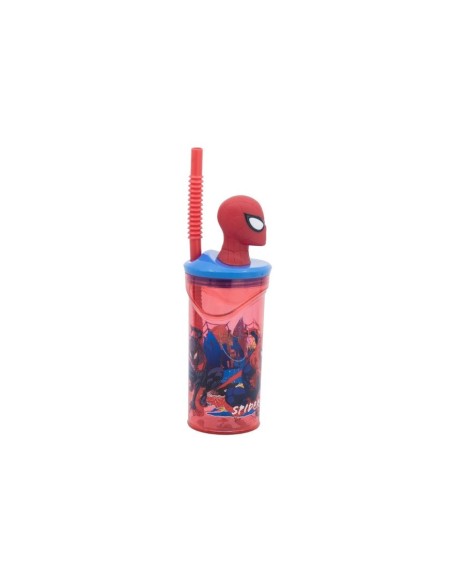  Vaso Figurita 3D 360 Ml Spiderman Movin