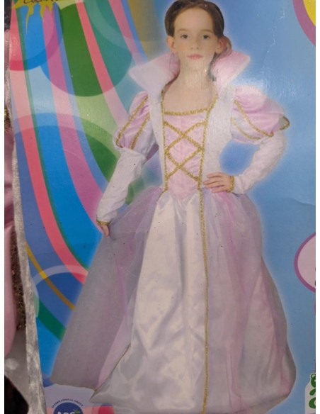 Disfraz Princesa arcoiris 7-9 años