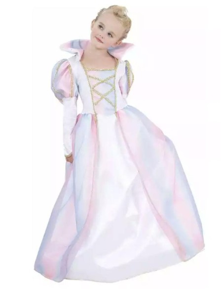 Disfraz Princesa arcoiris 7-9 años