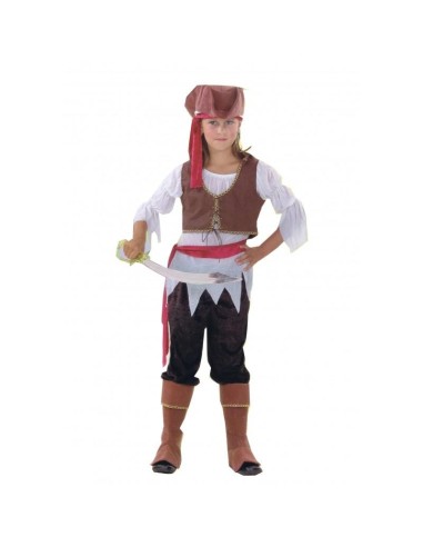Disfraz pirata bucanera niña 7-9 años