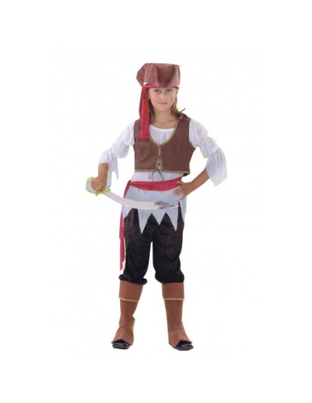 Disfraz pirata bucanera niña 7-9 años