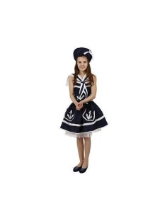 DISFRAZ DE MARINERA FALDA AZUL 5-6
