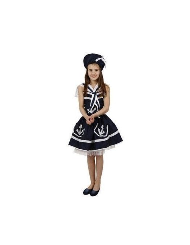 DISFRAZ DE MARINERA FALDA AZUL 5-6
