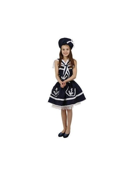 DISFRAZ DE MARINERA FALDA AZUL 5-6