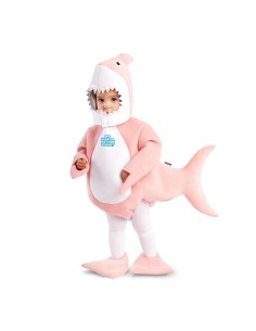 DISFRAZ TIBURON SHARK ROSA 3-4 AÑOS