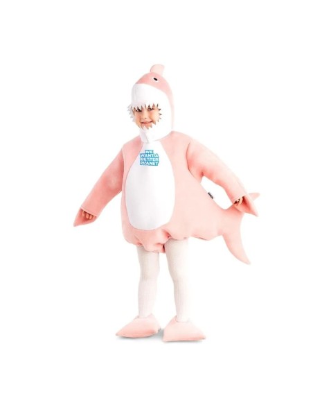 DISFRAZ TIBURON SHARK ROSA 3-4 AÑOS