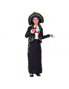 DISFRAZ MARIACHI FALDA 5-6 AÑOS