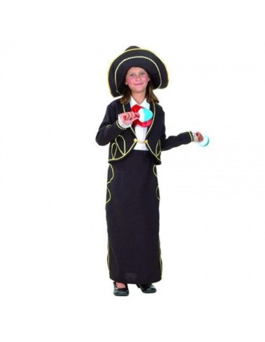 DISFRAZ MARIACHI FALDA 5-6 AÑOS