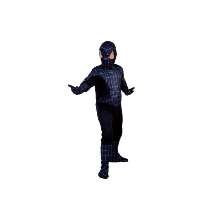 DISFRAZ SPIDER HEROE NEGRO 4-6 AÑOS