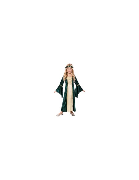 Disfraz de Dama medieval 5-6 años