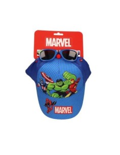 Gorra Set Gafas De Sol Avengers Hulk