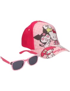 Gorra Set Gafas De Sol Hello Kitty