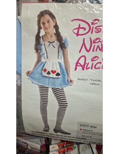 Disfraz Alicia Niña 4-6