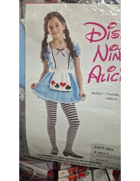 Disfraz Alicia Niña 4-6