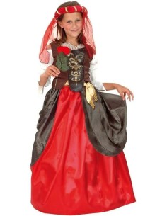 Disfraz Medieval Renacimiento Niña 7-9