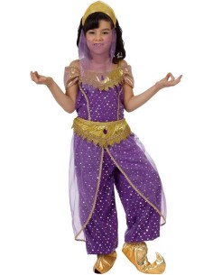 Disfraz Princesa Arabe Morado Niña 7-9