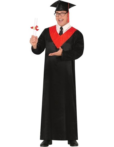 DISFRAZ GRADUADO ROJO (M)
