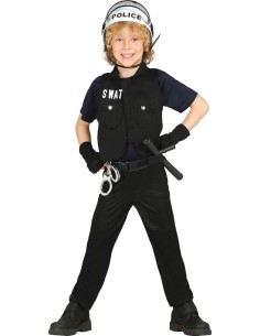 DISFRAZ S.W.A.T. POLICIA 5-6 Años
