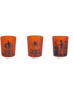 PACK 3 VASOS HALL. NARANJA DE CR